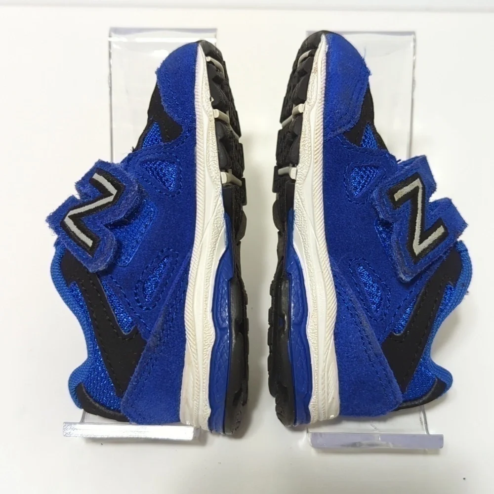 New Balance 888 blue suede sneakers toddler size 4 EU 20 - Picture 5 of 9